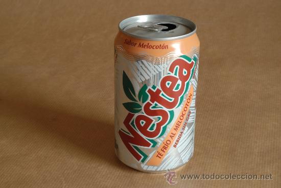 Coleccionismo de Coca-Cola y Pepsi: Lata de Nestea Melocot&oacute;n. - Foto 1