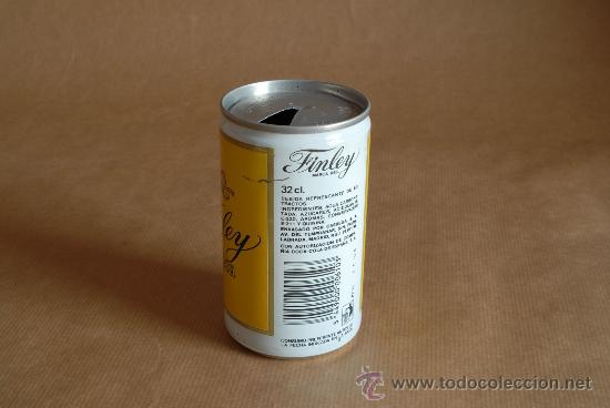 Coleccionismo de Coca-Cola y Pepsi: Lata de T&oacute;nica Finley. - Foto 2