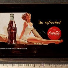 Coleccionismo de Coca-Cola y Pepsi: PLACA / CHAPA ANUNCIO COCA-COLA - ¡NUEVA!