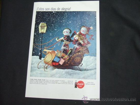 Coleccionismo de Coca-Cola y Pepsi: PUBLICIDAD COCA-COLA - - Foto 1