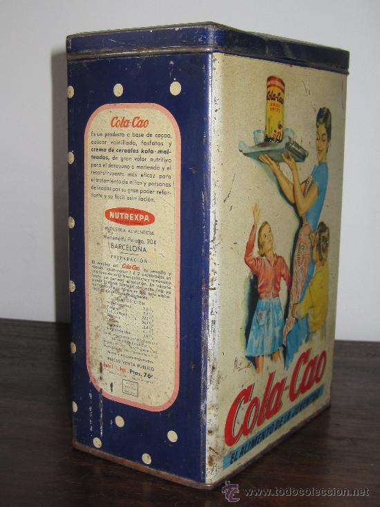 Coleccionismo de Coca-Cola y Pepsi: CAJA DE COLA CAO - Foto 3