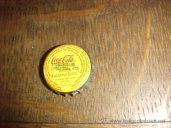 Coleccionismo de Coca-Cola y Pepsi: CHAPA DE COCA COLA. DE TURKIA. - Foto 1