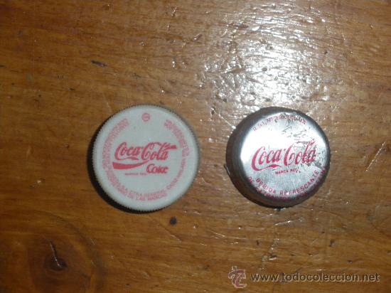 Coleccionismo de Coca-Cola y Pepsi: COCA COLA, 2 TAPONES DE ROSCA. - Foto 1