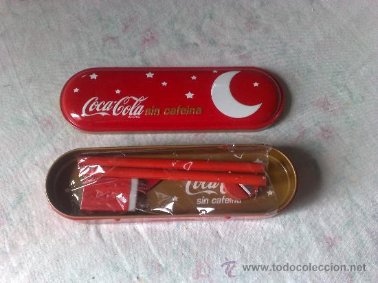Colecionismo de Coca-Cola e Pepsi: ESTUCHE METALICO COCA COLA CON BANDEJA NUEVO