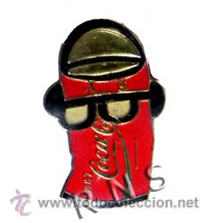 Colecionismo de Coca-Cola e Pepsi: PIN DE LATA COCA COLA CON GAFAS Y CASCOS - PUBLICIDAD COCACOLA M&Uacute;SICA - OTROS EN VENTA - COKE