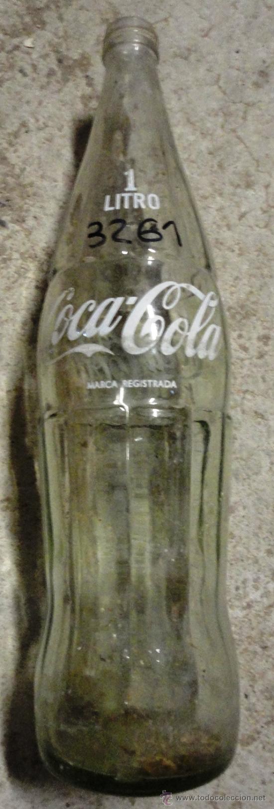 Coleccionismo de Coca-Cola y Pepsi: Botella de Coca-Cola de 1 litro. - Foto 1