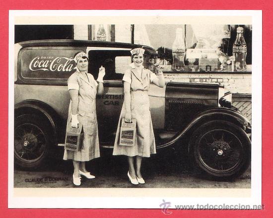 Colecionismo de Coca-Cola e Pepsi: cromo - coca-cola /coca - cola - nostalgicas azafatas publicidad -coleccion original n&ordm; 15 -adhesivo