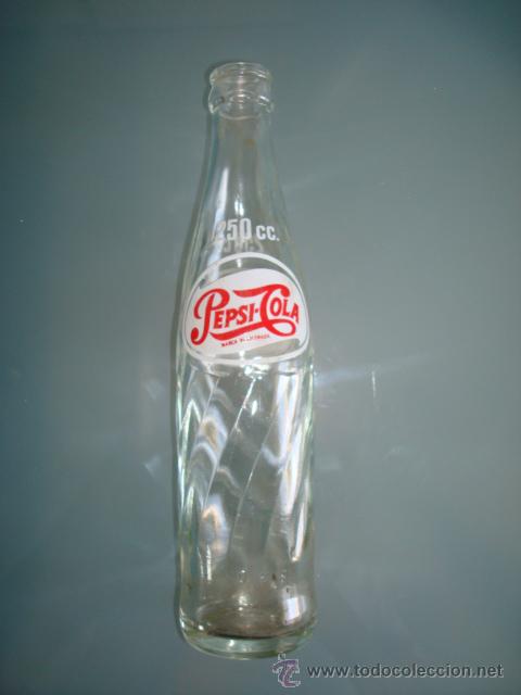 Sammeln von Coca-Cola und Pepsi: BOTELLA DE PEPSI  A&Ntilde;OS 50 . 250 CENTILITROS