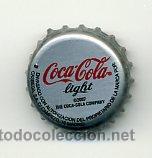 Collecting of Coca-Cola and Pepsi: chapa coca-cola light - &copy;2007 casbega madrid (texto a la izquierda) - espa&ntilde;a  -c6-