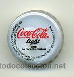 Collecting of Coca-Cola and Pepsi: chapa coca-cola light rosca plastico - &copy;2007 casbega madrid (csi) - espa&ntilde;a  -c6