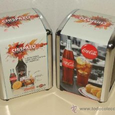 Coleccionismo de Coca-Cola y Pepsi: BONITOS SERVILLETEROS DE COCA COLA. CHISPAZO MARTINI - COCACOLA. 2011. . Lote 29009916
