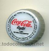 Collezionismo di Coca-Cola e Pepsi: CHAPA COCA-COLA LIGHT ROSCA PLASTICO - &copy;2007 COLEBEGA QUART DE POBLET (CSI) - ESPA&Ntilde;A -C10