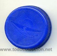 Colecionismo de Coca-Cola e Pepsi: TAPON PLASTICO - aquarius - azul  -c10