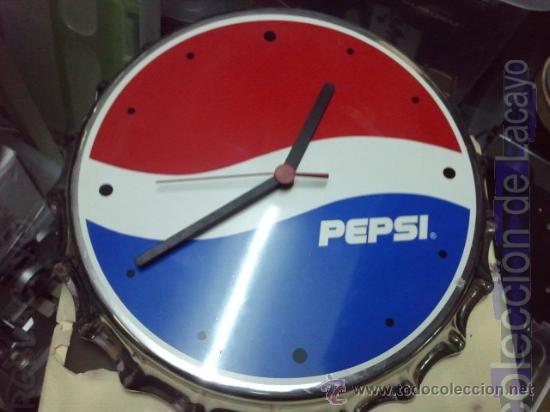 Collectionnisme de Coca-Cola et Pepsi: RELOJ PEPSI DE PARED