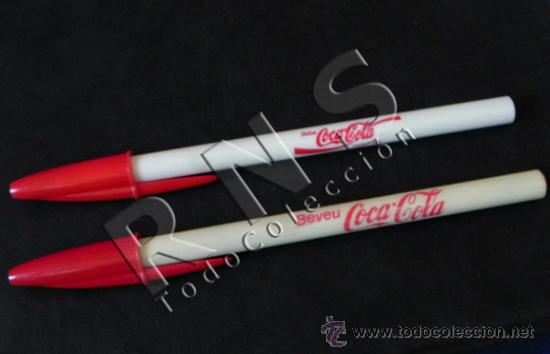 Coleccionismo de Coca-Cola y Pepsi: LOTE 2 BOL&Iacute;GRAFOS BIC COCA COLA DIFERENTES - BOL&Iacute;GRAFO PUBLICIDAD COCACOLA - BOLI COKE BEBIDA