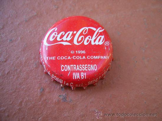 Colecionismo de Coca-Cola e Pepsi: ANTIGUA CHAPA COCA COLA . CAGLIARI. ITALIA. FAB. CHAPA :U.-----LOTE N. 1406--CARMANJO