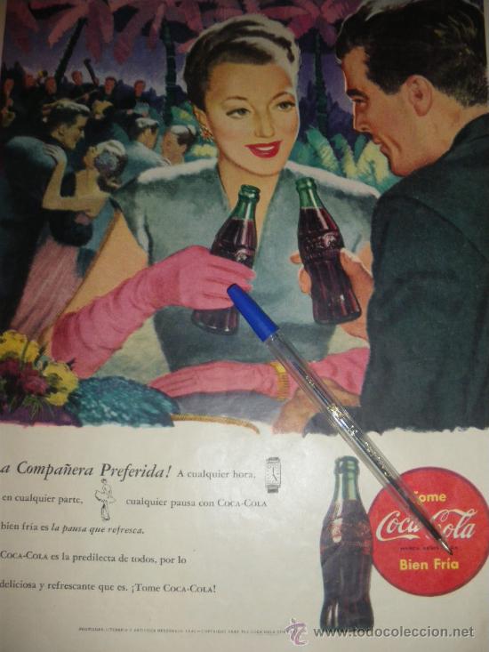 Collectionnisme de Coca-Cola et Pepsi: COCA COLA, 3 ANUNCIOS PUBLICITARIOS.