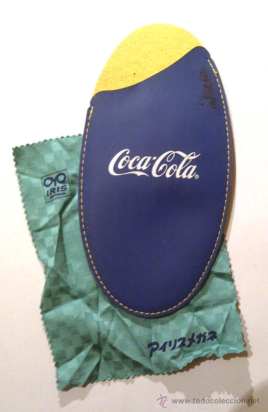 Colecionismo de Coca-Cola e Pepsi: Jap&oacute;n. Funda de Gafas c/pa&ntilde;o. Coca Cola. A&ntilde;os 90
