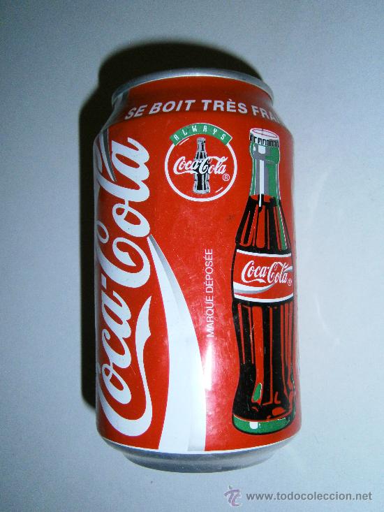 Colecionismo de Coca-Cola e Pepsi: COCA COLA FRANCIA VACIA SIN ABRIR