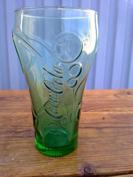 Collectionnisme de Coca-Cola et Pepsi: VASO DE COCACOLA CON EL NOMBRE EN RELIEVE