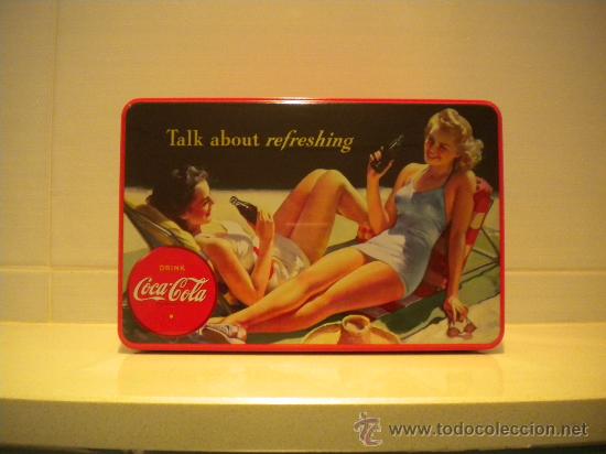 Coleccionismo de Coca-Cola y Pepsi: Caja de lata Coca Cola - Foto 1