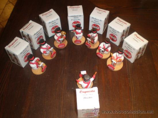 Collecting of Coca-Cola and Pepsi: COLECCION 8 FIGURITAS MUSICOS COCA COLA - A&Ntilde;OS 80