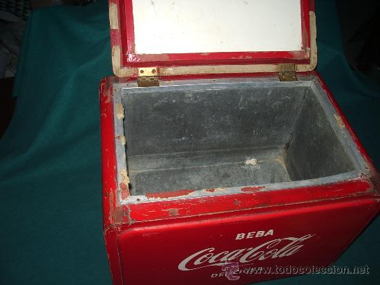 Coleccionismo de Coca-Cola y Pepsi: Antigua NEVERA de HIELO. - Foto 3
