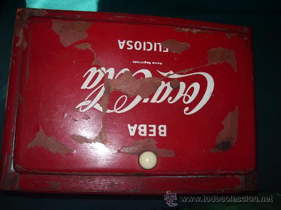 Coleccionismo de Coca-Cola y Pepsi: Antigua NEVERA de HIELO. - Foto 6