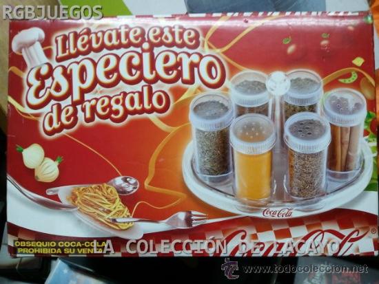 Collezionismo di Coca-Cola e Pepsi: ESPECIERO COCA COLA