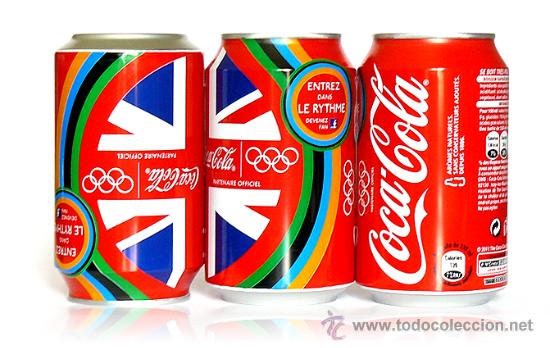 Collecting of Coca-Cola and Pepsi: Coca Cola. Edicion especial Olimpiadas Londres 2012. Una lata. Bote.