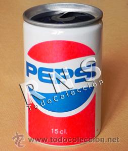 Colecionismo de Coca-Cola e Pepsi: ANTIGUA LATA DE PEPSI COLA A&Ntilde;OS 80 ESPA&Ntilde;A - BEBIDA PEPSICOLA - BOTE PEQUE&Ntilde;O - DIF&Iacute;CIL CONSEGUIR