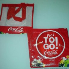 Coleccionismo de Coca-Cola y Pepsi: LOTE DE 4 BOLSAS DE COCACOLA. BOLSA. COCA COLA. 2 MODELOS DIFERENTES.. Lote 32530088