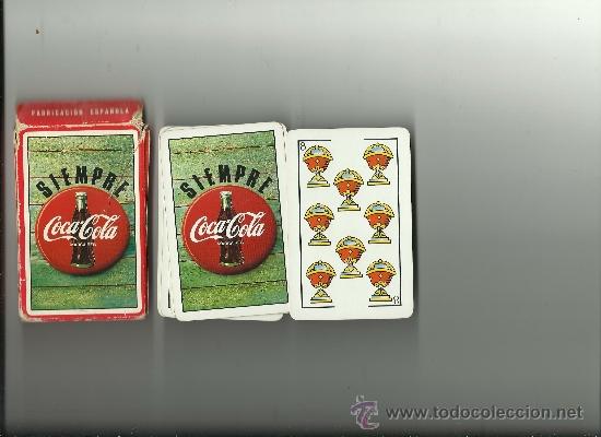 Collezionismo di Coca-Cola e Pepsi: Baraja cocacola.fournier.50 cartas