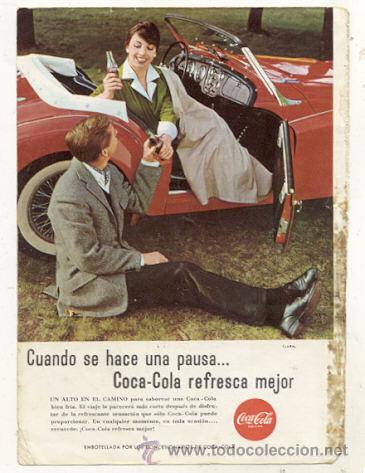 Coleccionismo de Coca-Cola y Pepsi: RECORTE // COCA COLA REFRESCA MEJOR - Foto 1