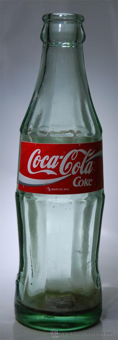 Sammeln von Coca-Cola und Pepsi: BOTELLA DE COCA COLA CON ETIQUETA // FINALES DE LOS 80