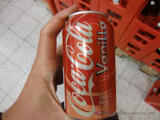 Colecionismo de Coca-Cola e Pepsi: Lata de Coca Cola Sabor a vainilla 33 cl (Paises Nordicos )cerrada pero sin contenido