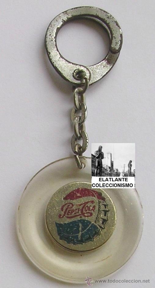 Collectionnisme de Coca-Cola et Pepsi: LLAVERO PEPSI COLA - MUY ANTIGUO - A&Ntilde;OS 50 - MUY RARO