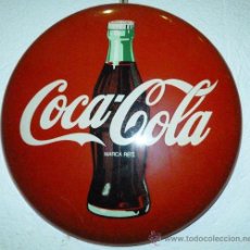 Coleccionismo de Coca-Cola y Pepsi: COCA COLA. CHAPA METALGRAFIADA AÑOS 60.. Lote 33050134