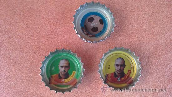Collecting of Coca-Cola and Pepsi: DE LA PE&Ntilde;A.N&ordm; 28.Chapa de Coca-Cola.Liga nacional de futbol de Espa&ntilde;a.A&ntilde;o 1995.