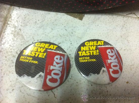 Coleccionismo de Coca-Cola y Pepsi: CHAPAS COCA COLA DE ALFILER - Foto 1