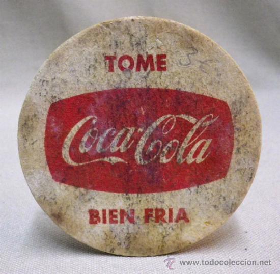 Collectionnisme de Coca-Cola et Pepsi: POSAVASOS, COCACOLA, COCA COLA, BIEN FRIA, 9 CM
