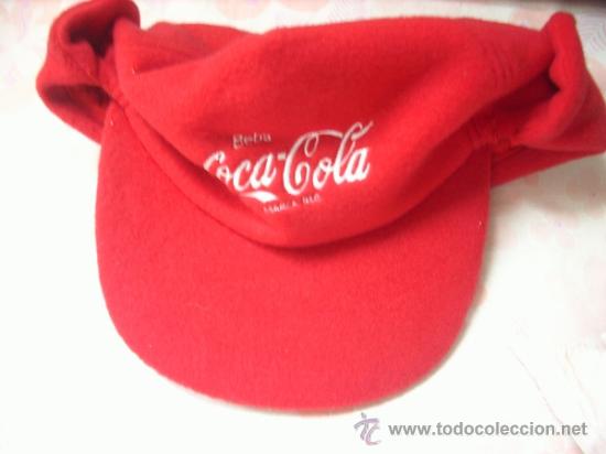 Collectionnisme de Coca-Cola et Pepsi: GORRA DE INVIERNO COCA COLA CON OREJERAS NUEVA A&Ntilde;OS 90