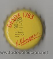 Coleccionismo de Coca-Cola y Pepsi: Chapa schweppes - Foto 1