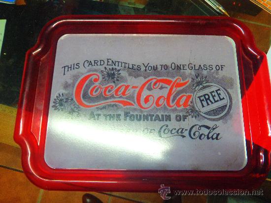 Coleccionismo de Coca-Cola y Pepsi: BANDEJA DE COCA-COLA - Foto 1