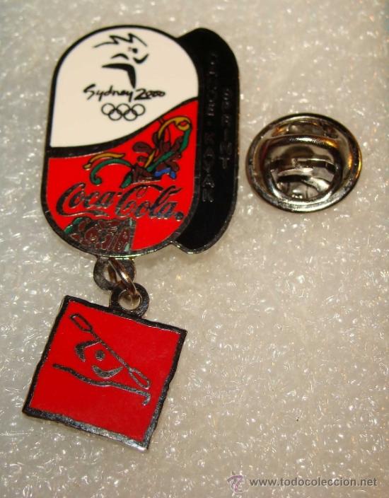 Coleccionismo de Coca-Cola y Pepsi: PIN DE COCA COLA Y JUEGOS OL&Iacute;MPICOS SIDNEY 2000, AUSTRALIA. PIRAG&Uuml;ISMO. CANOE KAYAK SPRINT.