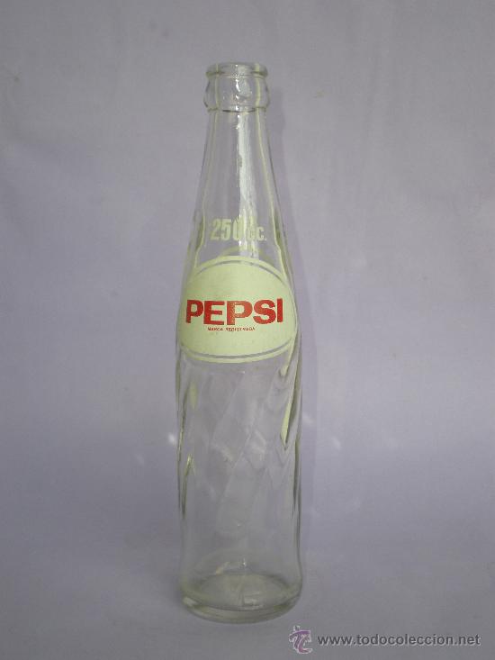 Collectionnisme de Coca-Cola et Pepsi: Botella refresco *PEPSI-COLA*  250 cc. -MOD.3-  serigrafiada
