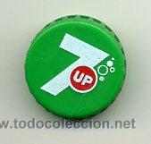 Collecting of Coca-Cola and Pepsi: chapa rosca plastico - 7 up / seven up - espa&ntilde;a - FAB CSI  -c11-