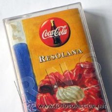 Coleccionismo de Coca-Cola y Pepsi: 'RESOLANA'. CASSETTE DE SEVILLANAS CON PUBLICIDAD DE COCA-COLA EN LA LETRA DE LAS CANCIONES.