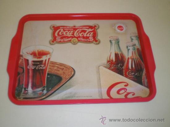 Sammeln von Coca-Cola und Pepsi: BANDEJA DE CHAPA COCA COLA - 46 X 35