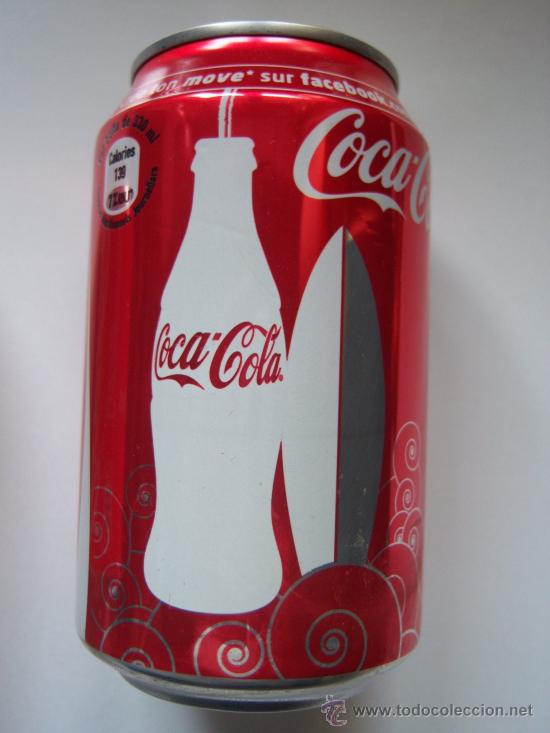 Collecting of Coca-Cola and Pepsi: Lata Coca Cola Francia verano 2012. Coleccionistas. Llena. Intacta.